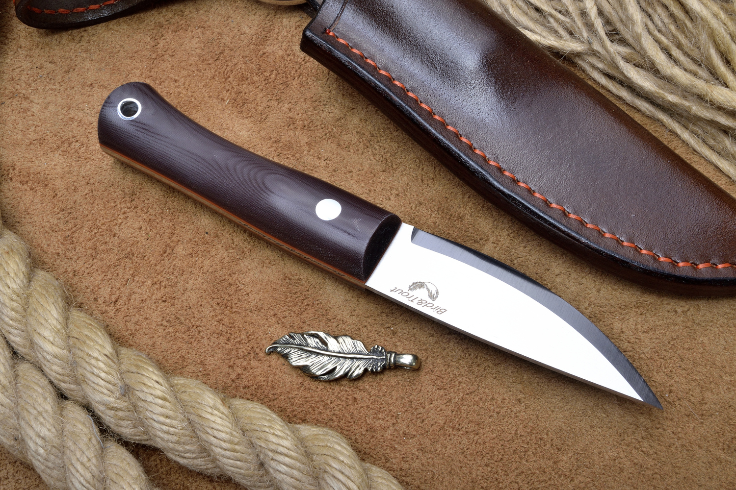 BeaverKnife 'Bird&Trout' #10957