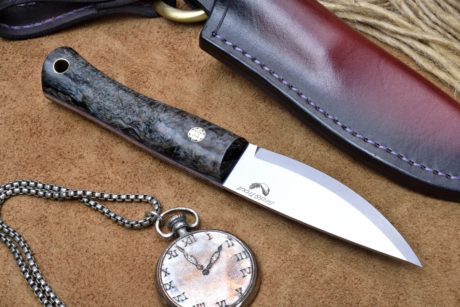 BeaverKnife 'Bird&Trout' #10619