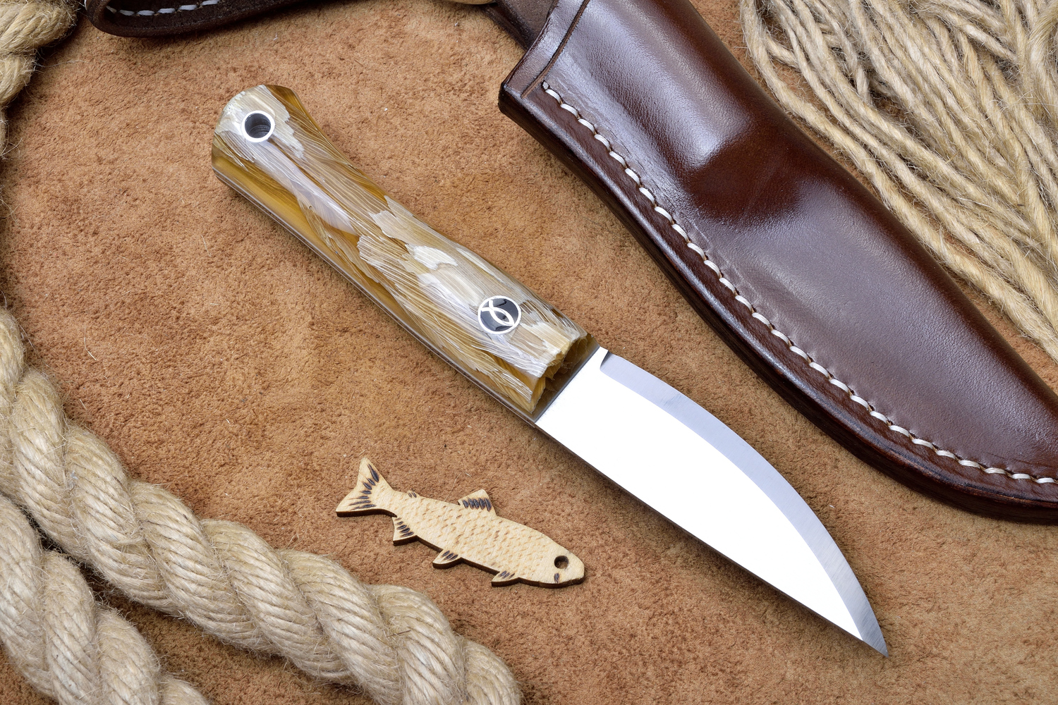 BeaverKnife 'Bird&Trout' #9731