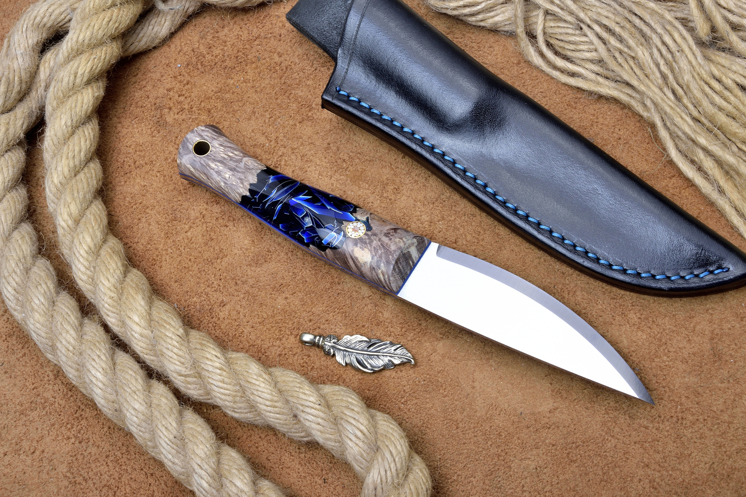 BeaverKnife 'Bird&Trout' XXXL #9964