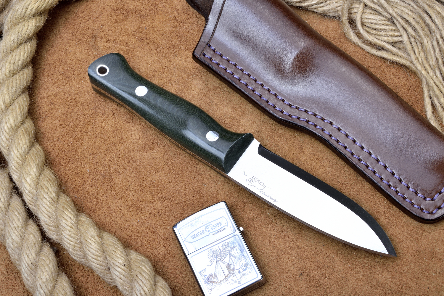 BeaverKnife Bushcraft 'America' #9945